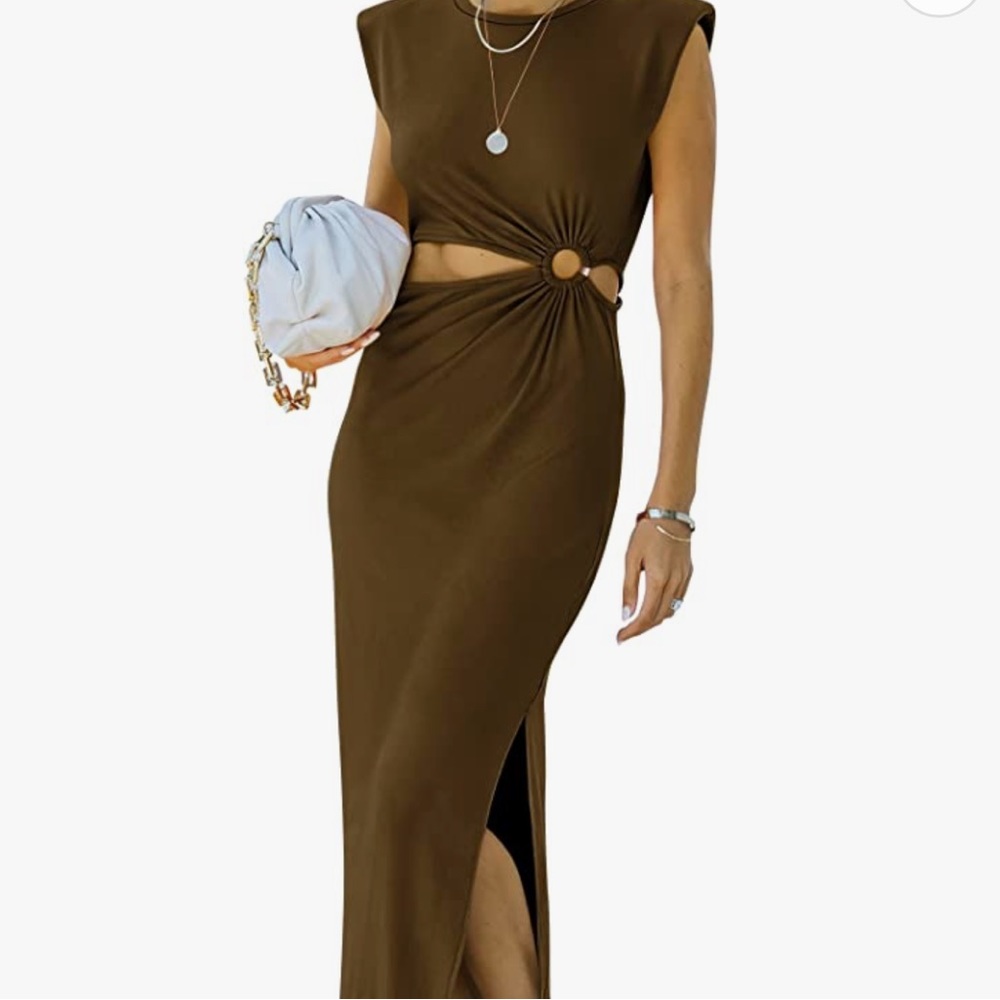 Brand new brown Maxi dress